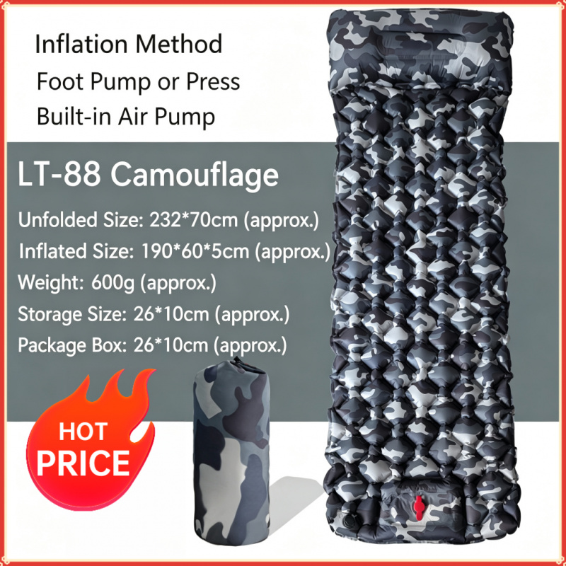 Outdoor Camping Inflatable Mat - Outdoor Inflatable Camping Tent With Air Pump review and price