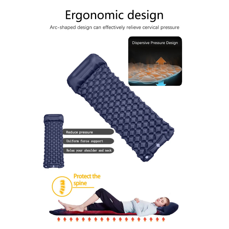 Outdoor Camping Inflatable Mat - Outdoor Inflatable Camping Tent With Air Pump review and price