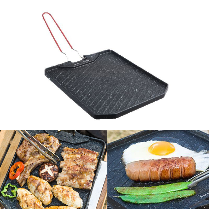 Outdoor camping barbecue pan H - Outdoor Camping Oven review and price