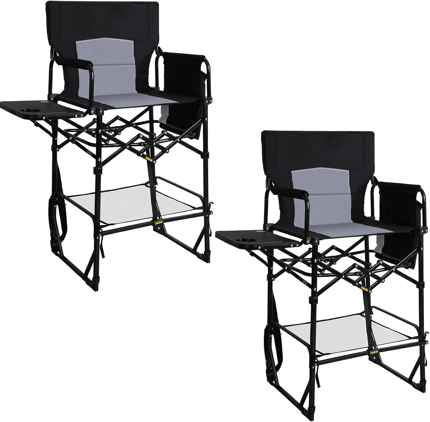 2 Pack Extra Tall Folding Camp - Outdoor Camping Table With Storage review and price