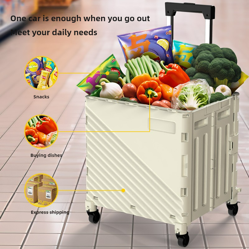 Folding Shopping Cart Portable - Outdoor Camping Van review and price