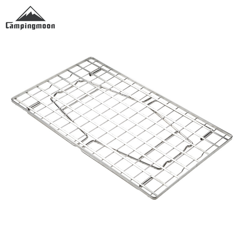 CAMPINGMOON Stainless Steel Li - Outdoor Camping Table With Storage review and price