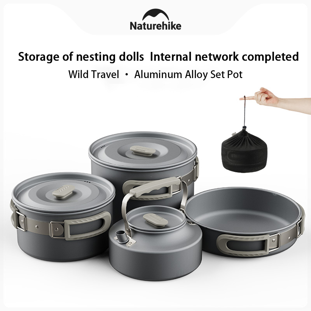 Naturehike Outdoor Pot Set,Cam - Outdoor Camping Cooking Set review and price
