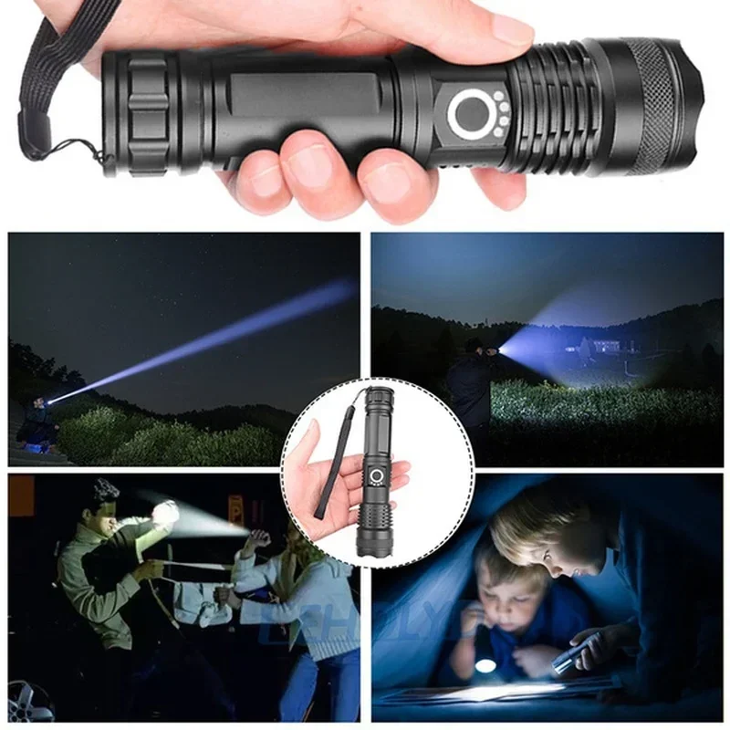 High Power XHP70 Led Flashligh - Outdoor Camping Lampe review and price