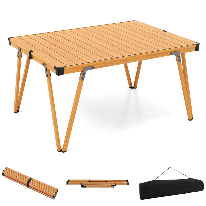 Single Folding Picnic Table 93 - Outdoor Camping Table With Storage review and price